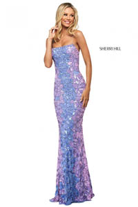 Sherri Hill 53819 periwinkle lilac 47088